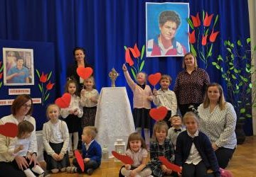 Relikwie bł. Carla w naszej szkole